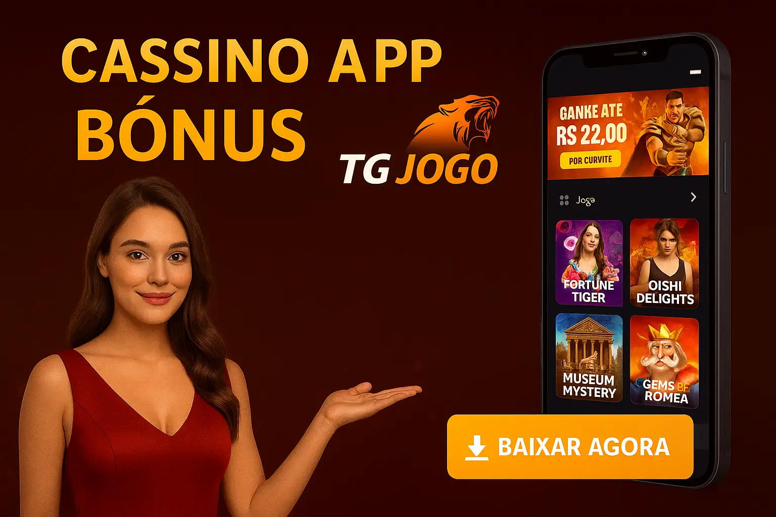 Baixar o TGJOGO Cassino App