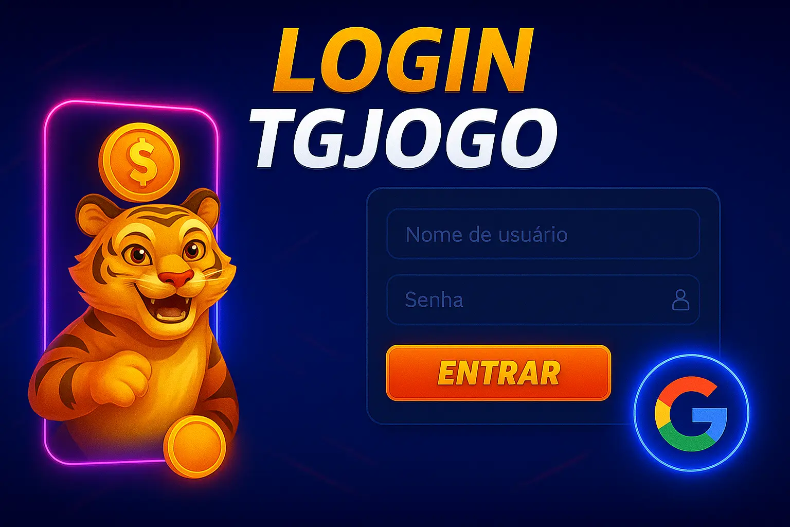 Login no Cassino TGJOGO